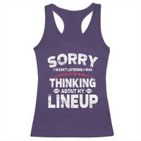 Funny Fantasy Football Player Racerback Tank Top Commissioner Draft Party - Wonder Print Shop