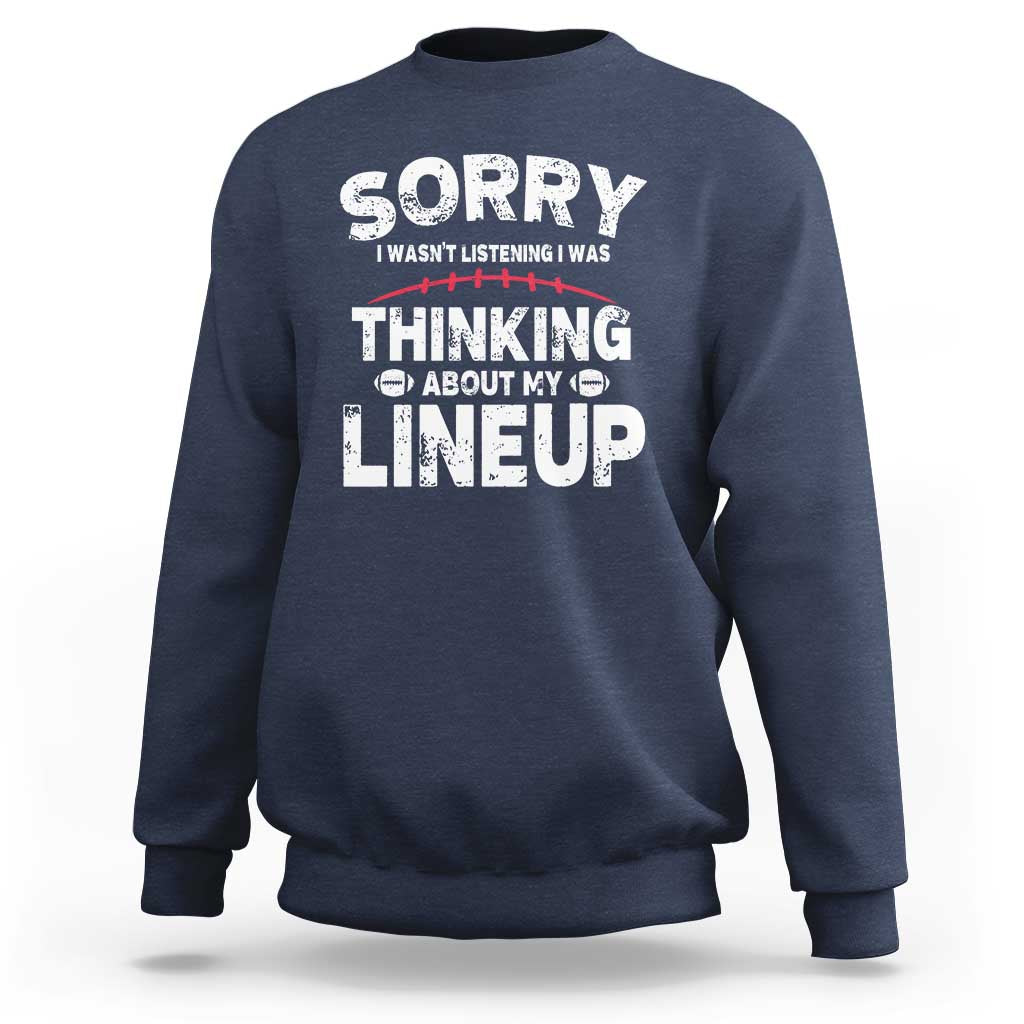 Funny Fantasy Football Player Sweatshirt Commissioner Draft Party - Wonder Print Shop