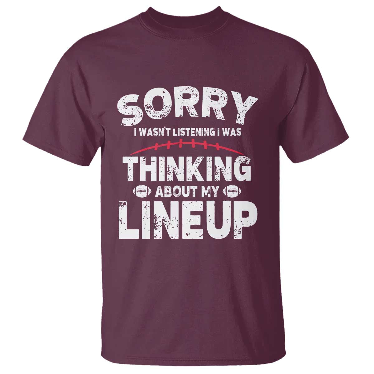 Funny Fantasy Football Player T Shirt Commissioner Draft Party - Wonder Print Shop