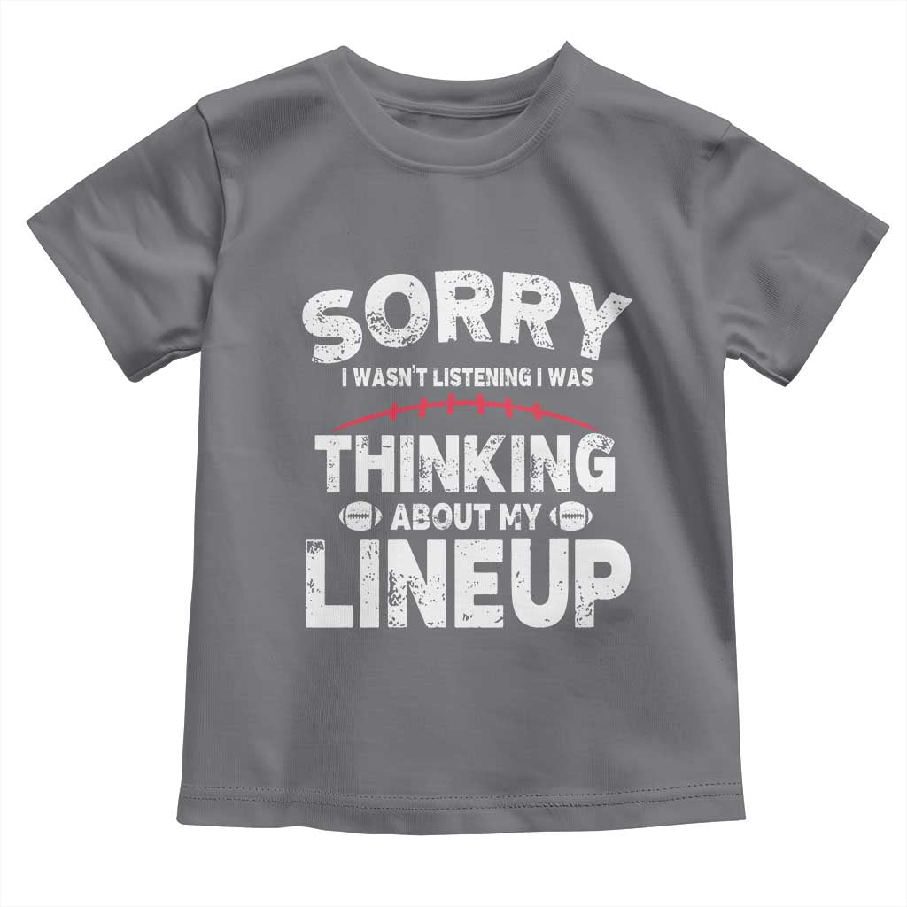Funny Fantasy Football Player Toddler T Shirt Commissioner Draft Party - Wonder Print Shop