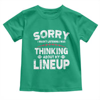 Funny Fantasy Football Player Toddler T Shirt Commissioner Draft Party - Wonder Print Shop
