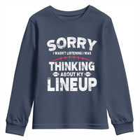 Funny Fantasy Football Player Youth Sweatshirt Commissioner Draft Party - Wonder Print Shop