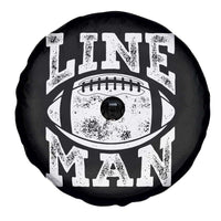 Football Linemen Spare Tire Cover Vintage Offensive Lineman - Wonder Print Shop