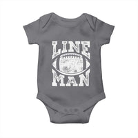 Football Linemen Baby Onesie Vintage Offensive Lineman - Wonder Print Shop