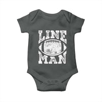 Football Linemen Baby Onesie Vintage Offensive Lineman - Wonder Print Shop