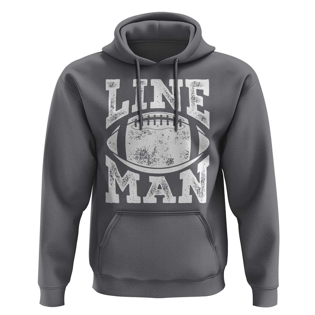 Football Linemen Hoodie Vintage Offensive Lineman - Wonder Print Shop