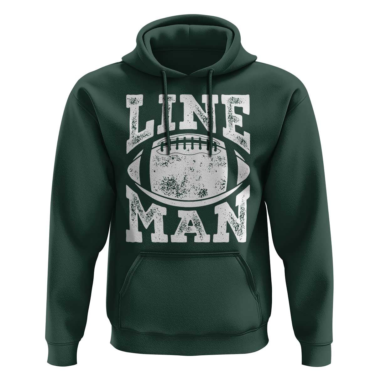 Football Linemen Hoodie Vintage Offensive Lineman - Wonder Print Shop