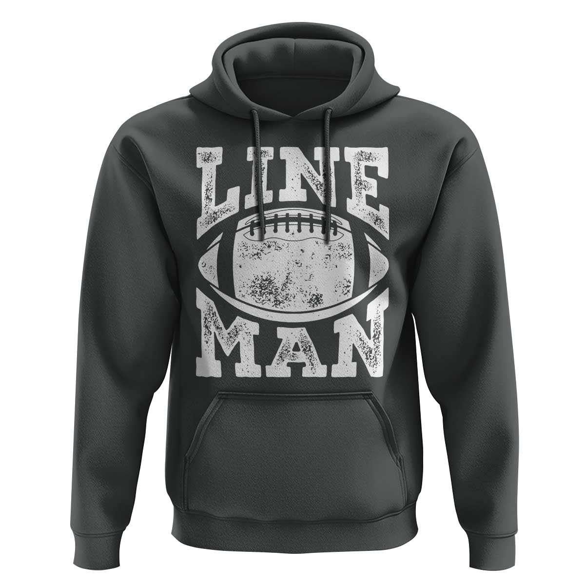 Football Linemen Hoodie Vintage Offensive Lineman - Wonder Print Shop