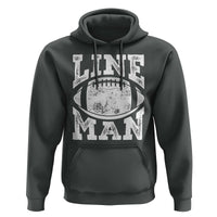 Football Linemen Hoodie Vintage Offensive Lineman - Wonder Print Shop