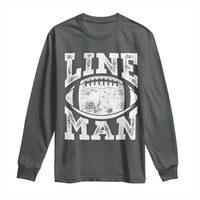 Football Linemen Long Sleeve Shirt Vintage Offensive Lineman - Wonder Print Shop