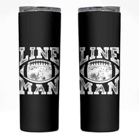 Football Linemen Skinny Tumbler Vintage Offensive Lineman - Wonder Print Shop