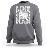 Football Linemen Sweatshirt Vintage Offensive Lineman - Wonder Print Shop