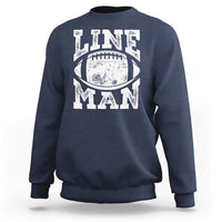 Football Linemen Sweatshirt Vintage Offensive Lineman - Wonder Print Shop
