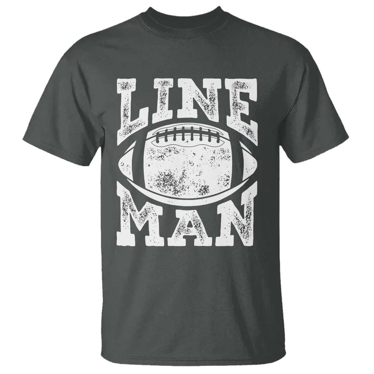 Football Linemen T Shirt Vintage Offensive Lineman - Wonder Print Shop
