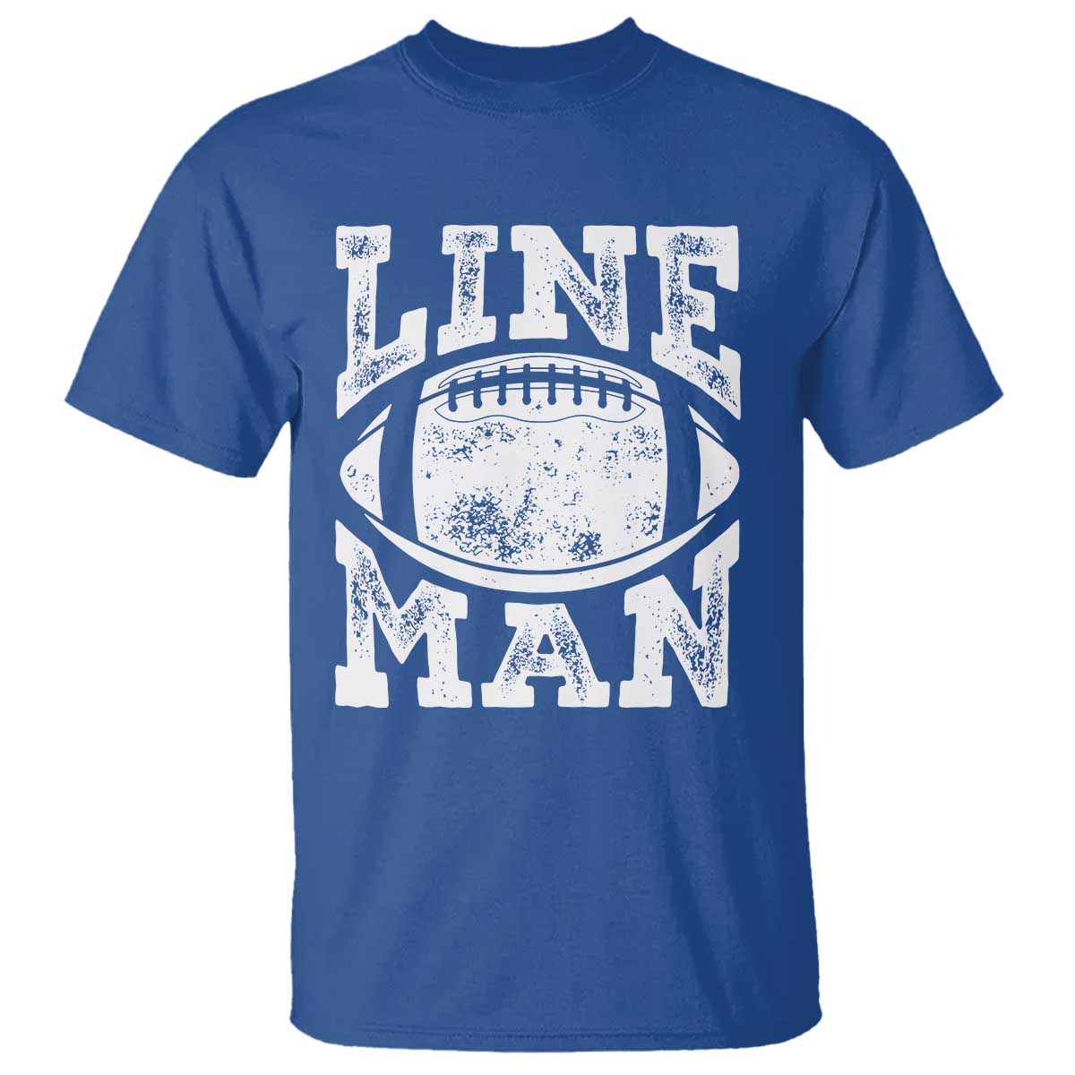 Football Linemen T Shirt Vintage Offensive Lineman - Wonder Print Shop