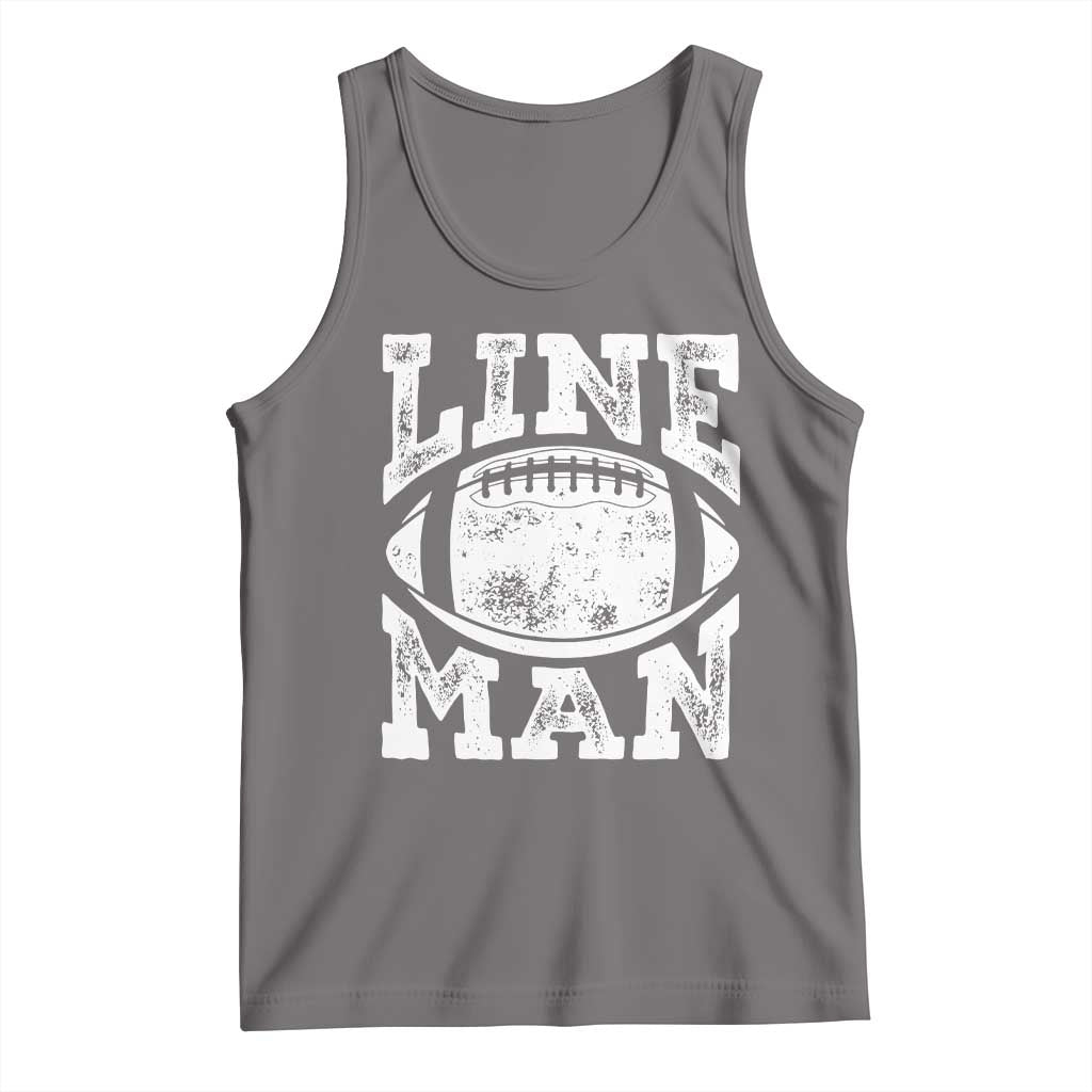 Football Linemen Tank Top Vintage Offensive Lineman - Wonder Print Shop