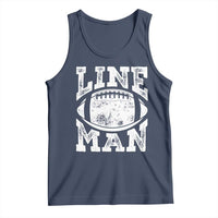 Football Linemen Tank Top Vintage Offensive Lineman - Wonder Print Shop