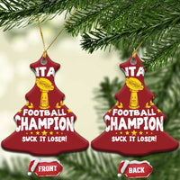 Fantasy Football Legend Christmas Ornament Suck It Loser Funny Champ Champion Draft - Wonder Print Shop