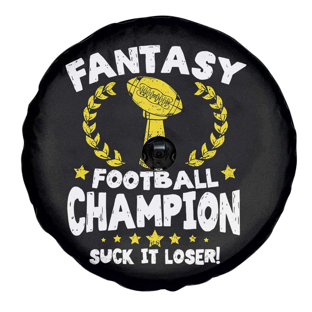 Fantasy Football Legend Spare Tire Cover Suck It Loser Funny Champ Champion Draft - Wonder Print Shop