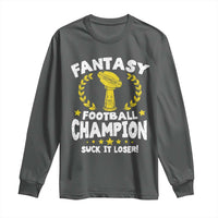 Fantasy Football Legend Long Sleeve Shirt Suck It Loser Funny Champ Champion Draft - Wonder Print Shop