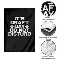 Funny Fantasy Football Garden Flag It's Draft Day Do Not Disturb - Wonder Print Shop