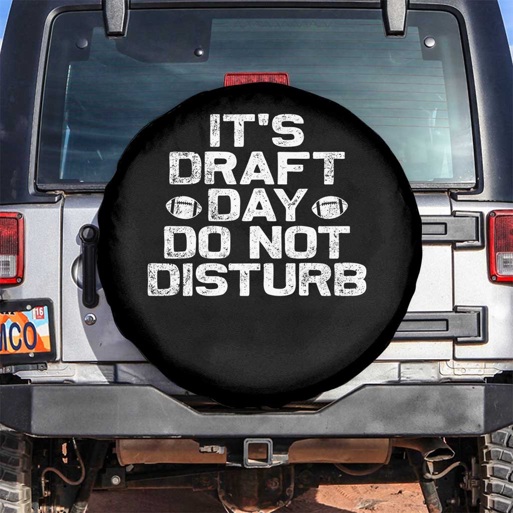 Funny Fantasy Football Spare Tire Cover It's Draft Day Do Not Disturb - Wonder Print Shop
