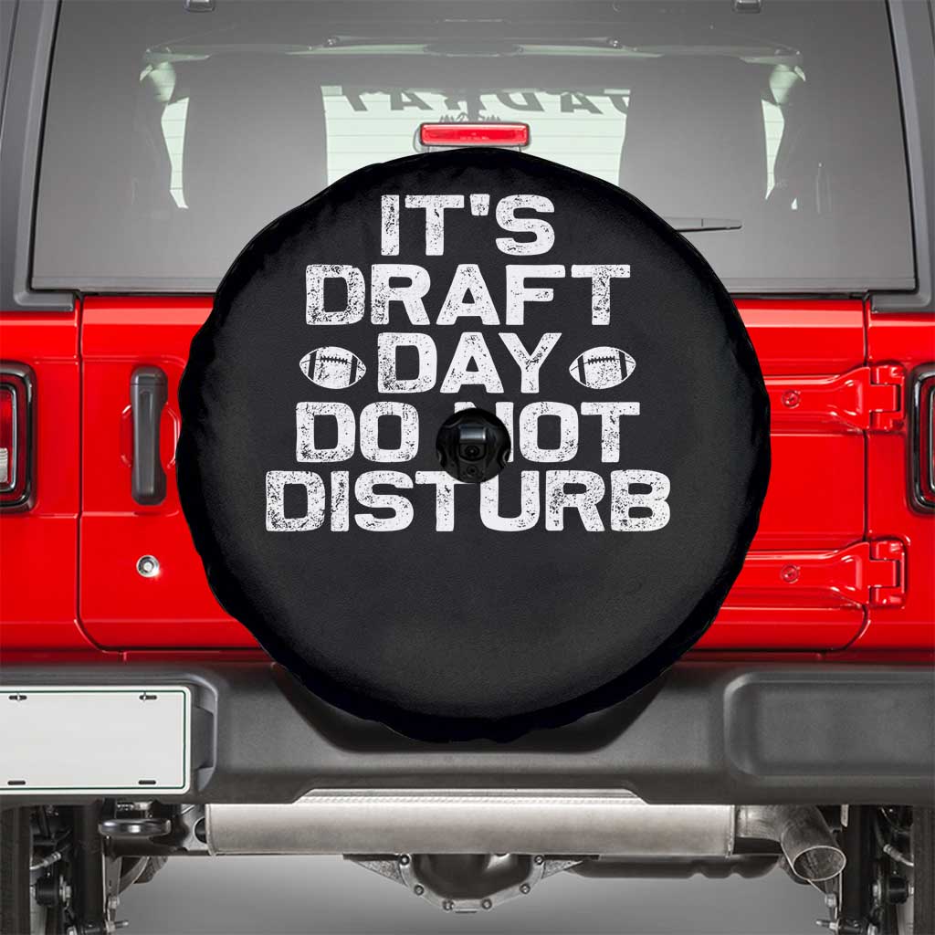 Funny Fantasy Football Spare Tire Cover It's Draft Day Do Not Disturb - Wonder Print Shop
