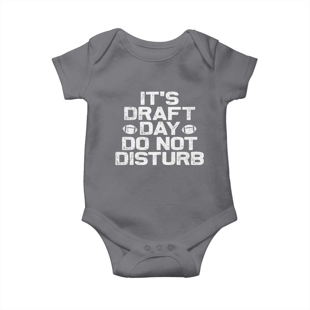 Funny Fantasy Football Baby Onesie It's Draft Day Do Not Disturb - Wonder Print Shop