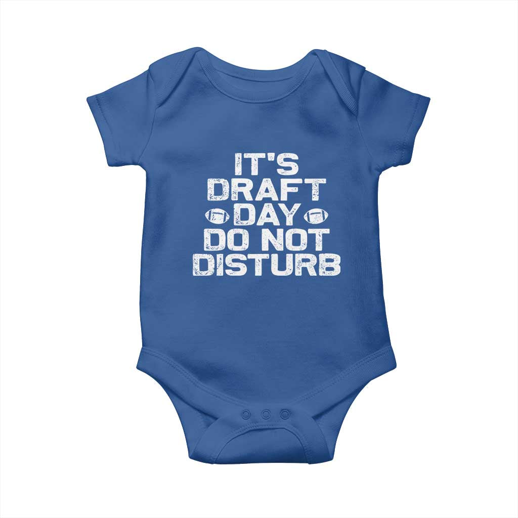 Funny Fantasy Football Baby Onesie It's Draft Day Do Not Disturb - Wonder Print Shop