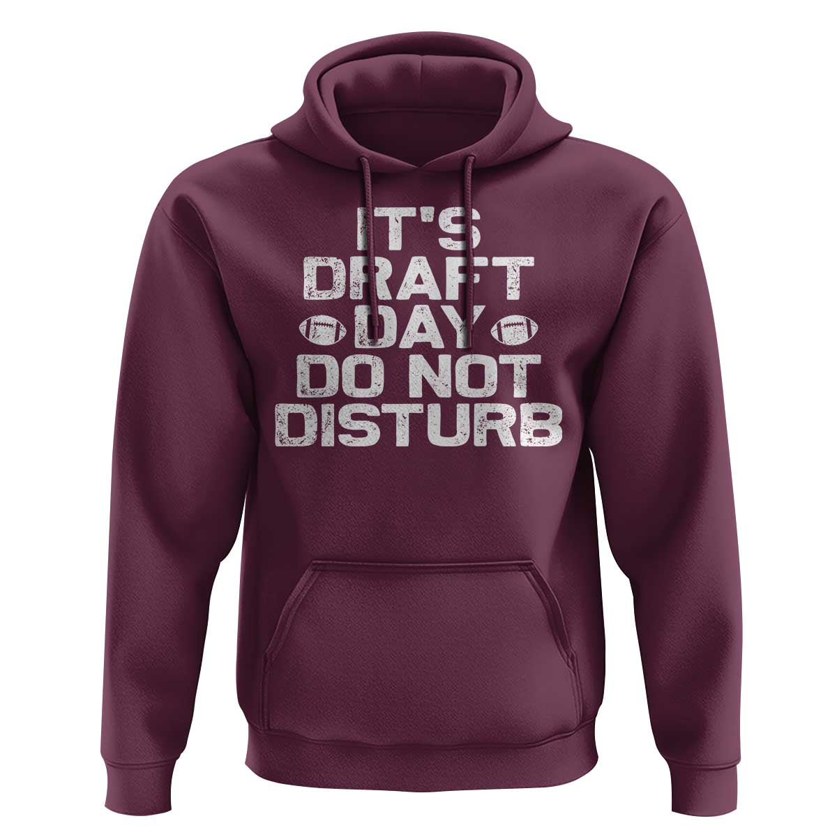 Funny Fantasy Football Hoodie It's Draft Day Do Not Disturb - Wonder Print Shop