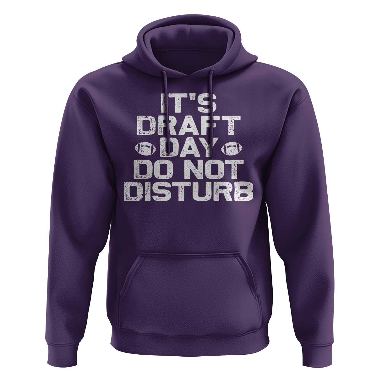 Funny Fantasy Football Hoodie It's Draft Day Do Not Disturb - Wonder Print Shop