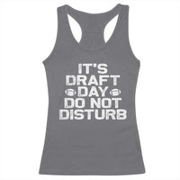 Funny Fantasy Football Racerback Tank Top It's Draft Day Do Not Disturb - Wonder Print Shop