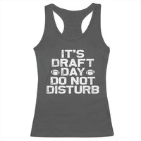 Funny Fantasy Football Racerback Tank Top It's Draft Day Do Not Disturb - Wonder Print Shop