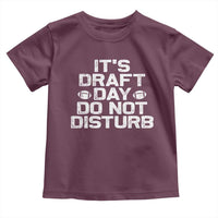 Funny Fantasy Football Toddler T Shirt It's Draft Day Do Not Disturb - Wonder Print Shop