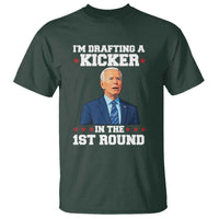 Funny Fantasy Football T Shirt Joe Biden Confused Drafting Kicker Draft Party - Wonder Print Shop