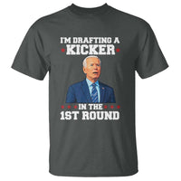 Funny Fantasy Football T Shirt Joe Biden Confused Drafting Kicker Draft Party - Wonder Print Shop