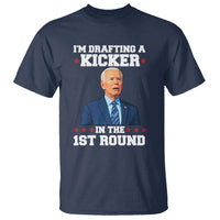 Funny Fantasy Football T Shirt Joe Biden Confused Drafting Kicker Draft Party - Wonder Print Shop