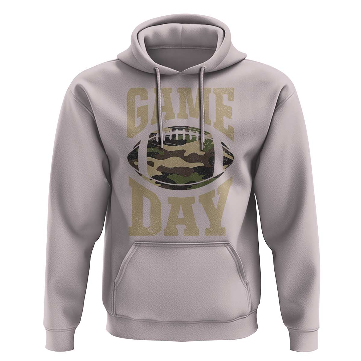Game Day Football Hoodie Funny Sunday Retro Camo Camouflage - Wonder Print Shop