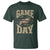 Game Day Football T Shirt Funny Sunday Retro Camo Camouflage - Wonder Print Shop