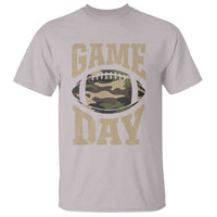 Game Day Football T Shirt Funny Sunday Retro Camo Camouflage - Wonder Print Shop