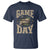 Game Day Football T Shirt Funny Sunday Retro Camo Camouflage - Wonder Print Shop