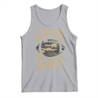 Game Day Football Tank Top Funny Sunday Retro Camo Camouflage - Wonder Print Shop