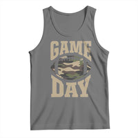 Game Day Football Tank Top Funny Sunday Retro Camo Camouflage - Wonder Print Shop