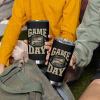Game Day Football Tumbler Cup Funny Sunday Retro Camo Camouflage - Wonder Print Shop