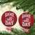 Game Day Football Christmas Ornament Funny Sunday Retro Patriotic American Flag - Wonder Print Shop