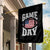 Game Day Football Garden Flag Funny Sunday Retro Patriotic American Flag - Wonder Print Shop