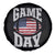 Game Day Football Spare Tire Cover Funny Sunday Retro Patriotic American Flag - Wonder Print Shop