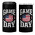 Game Day Football 4 in 1 Can Cooler Tumbler Funny Sunday Retro Patriotic American Flag - Wonder Print Shop