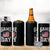 Game Day Football 4 in 1 Can Cooler Tumbler Funny Sunday Retro Patriotic American Flag - Wonder Print Shop