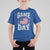 Game Day Football T Shirt For Kid Funny Sunday Retro Patriotic American Flag - Wonder Print Shop